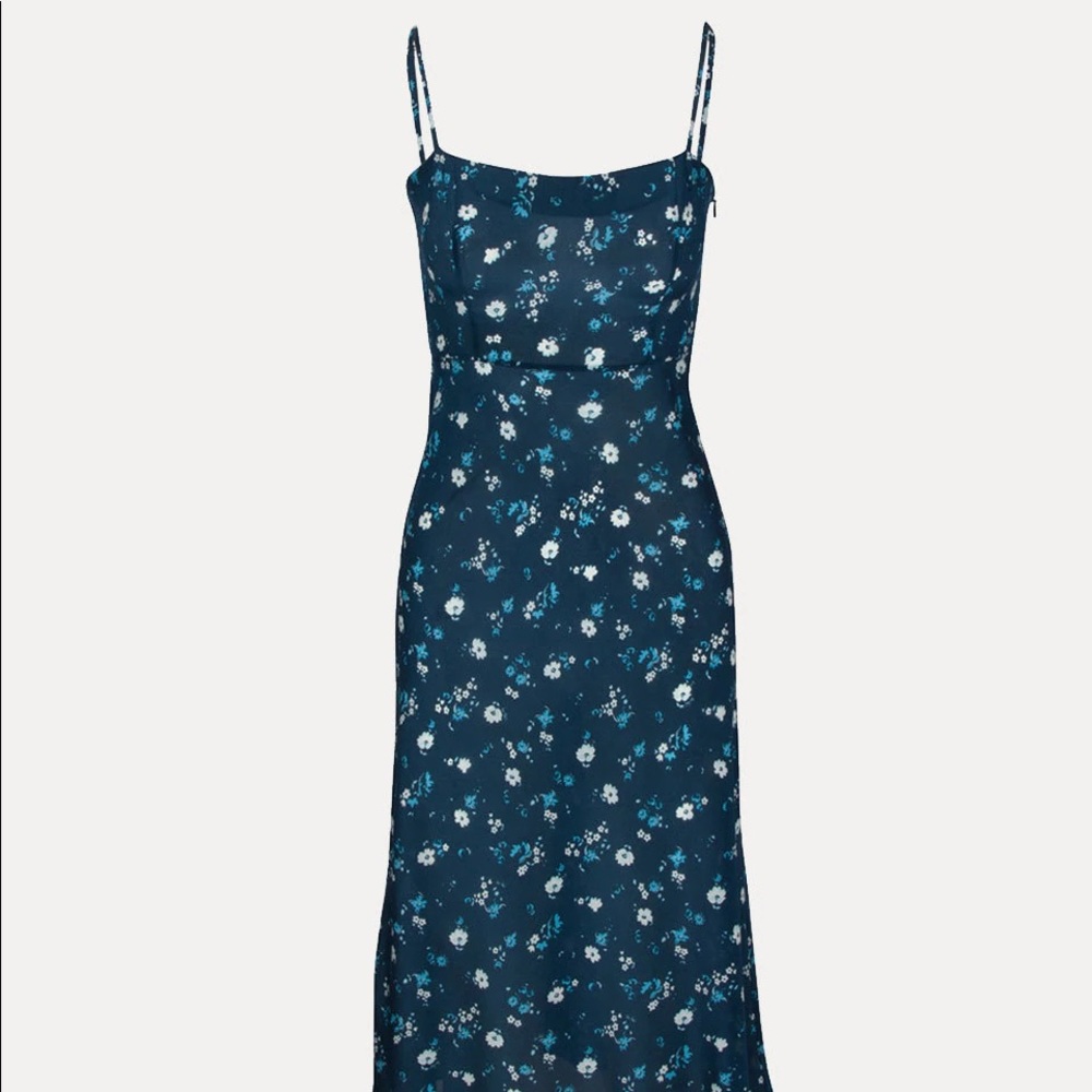 Réalisation Par The Amelia Dress in Midnight